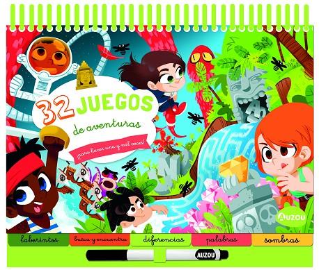 Busca y encuentra. 32 juegos de aventuras para hacer una y mil veces. Bloc con anillas | 9791039523837