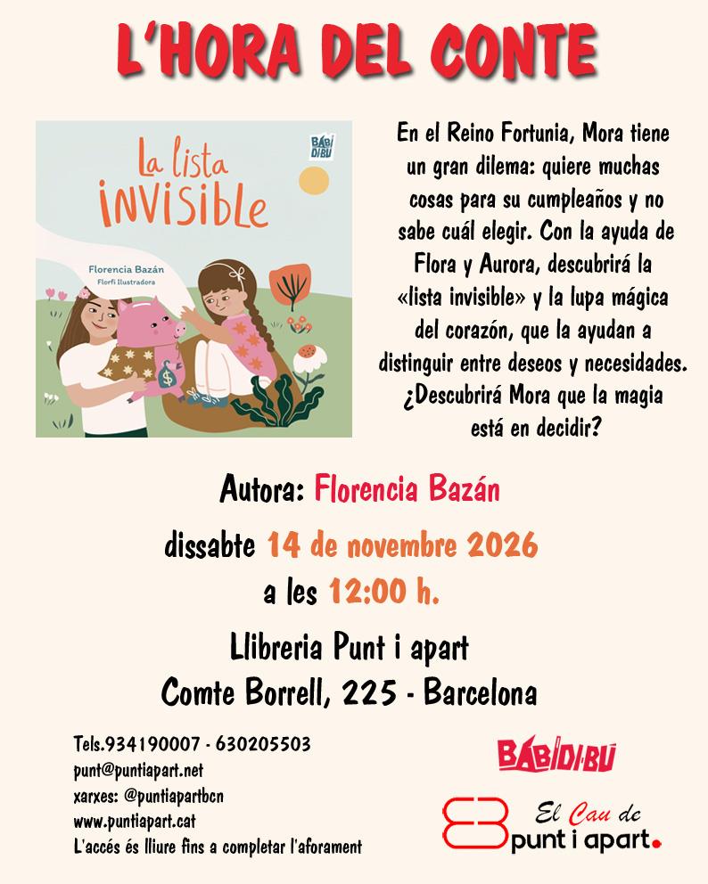 L'hora del conte / Presentació: La lista invisible - 