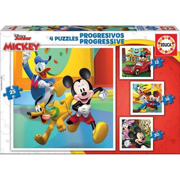 Puzle 12p 16p 20p 25p Mickey Disney | 8412668192942