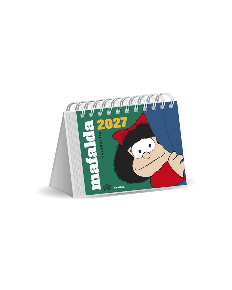 Mafalda 2027 Calendario de escritorio Verde sin caja | 9786316693907 | Quino