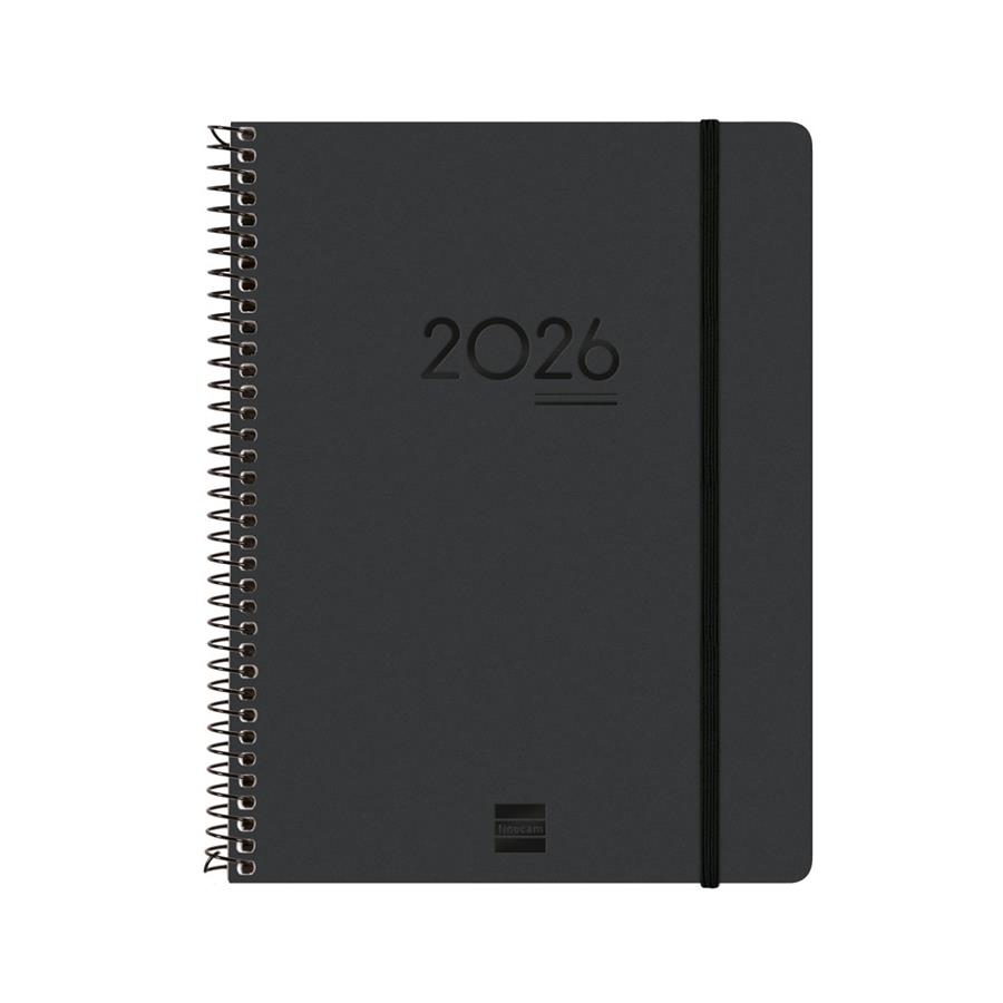 Agenda E10 s/vv Ikon negre 16m 2025-26 | 8422952397564