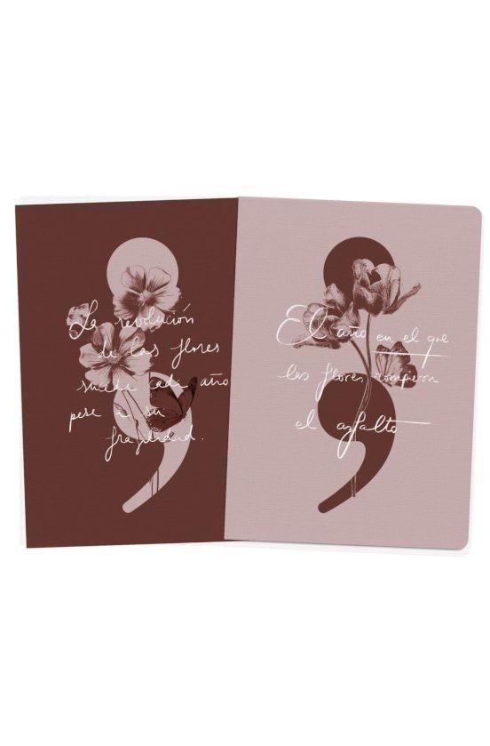 Cuadernos cosidos Sara Buho (pack 2 u.) | 8432715198406