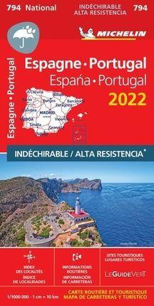 Mapa National España, Portugal 2022 - Alta resistencia | 9782067255012 | AA.VV.