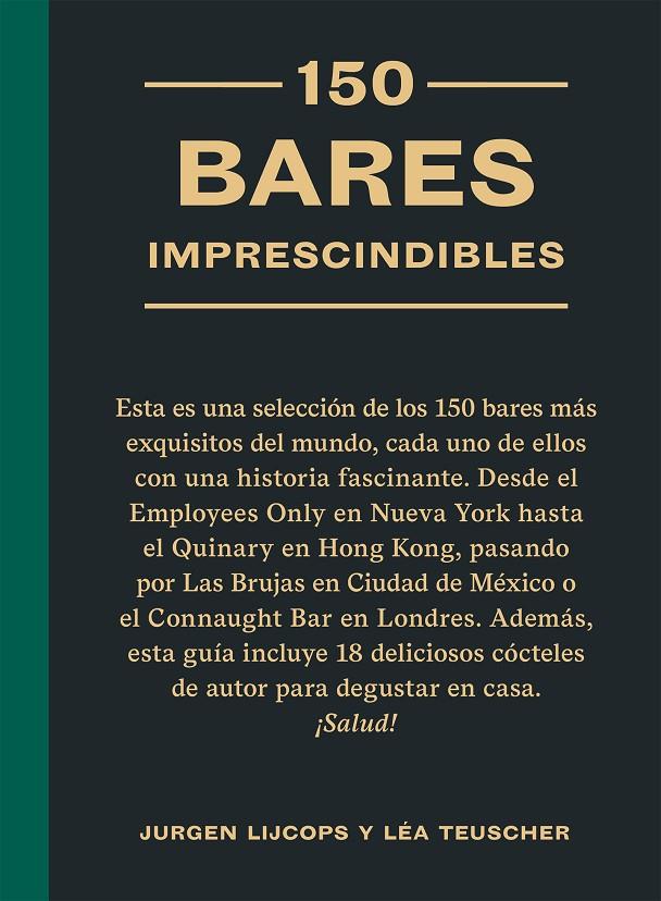 150 bares imprescindibles | 9788419043450 | Lijcops, Jurgen