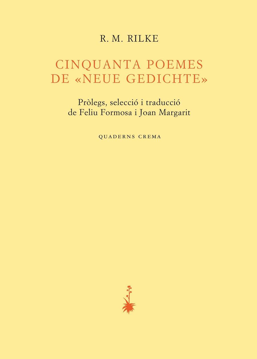 Cinquanta poemes de "Neue Gedichte" | 9788477275046 | R.M. Rilke