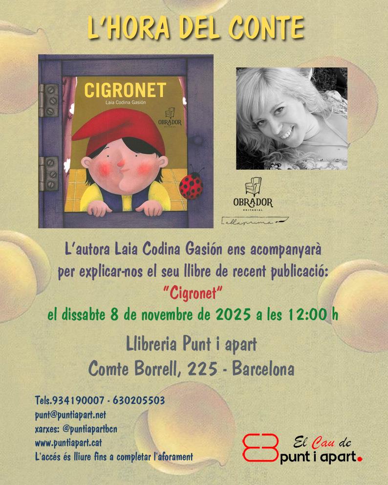 L'hora del conte "Cigronet" | 25110800