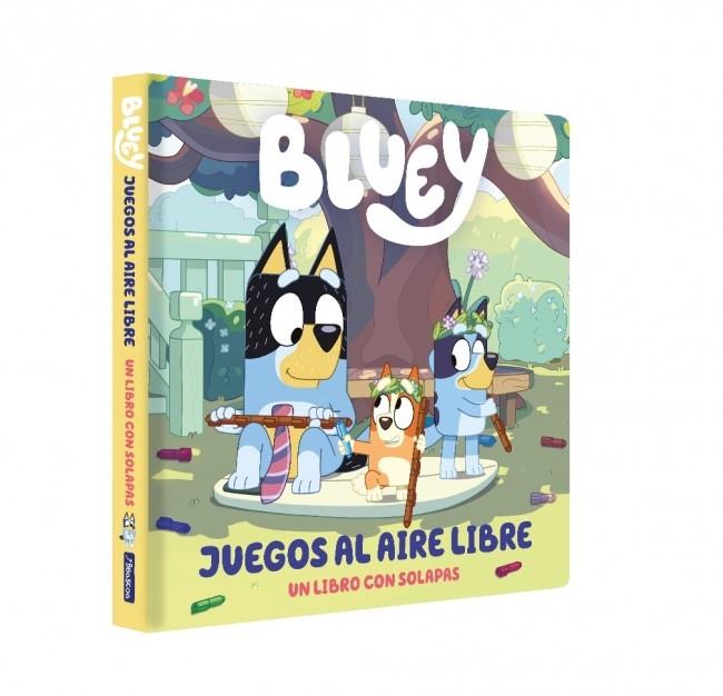 Bluey. Libro de cartón con solapas - Juegos al aire libre | 9788448872731 | Bluey