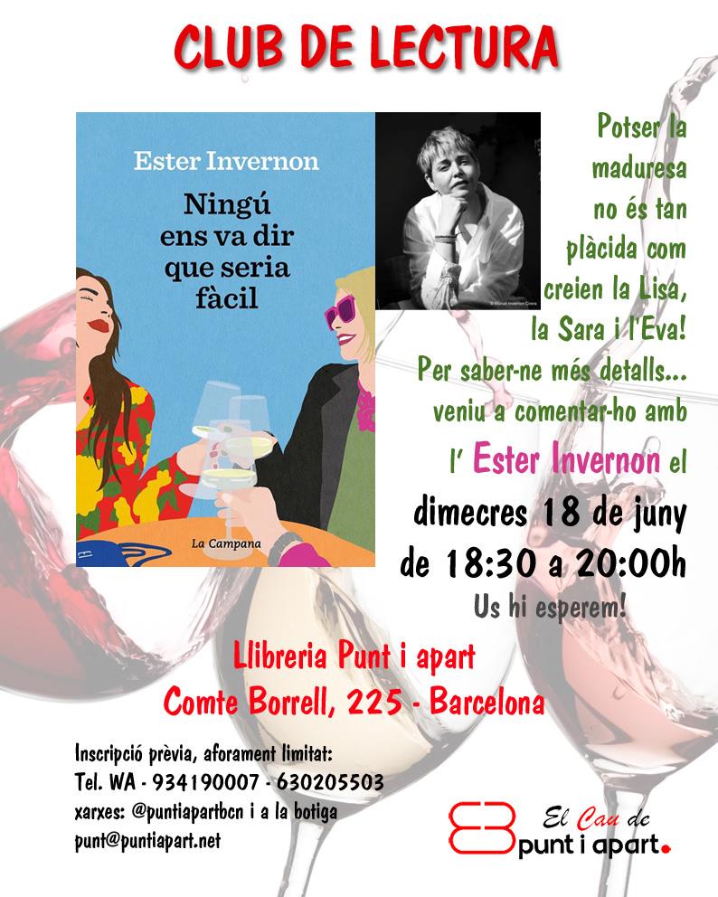 Club de lectura Ningú ens va dir que seria fàcil - 