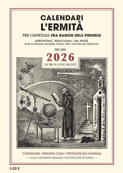 Calendari L'Ermità 2026 | 9788412798586 | Varios autores