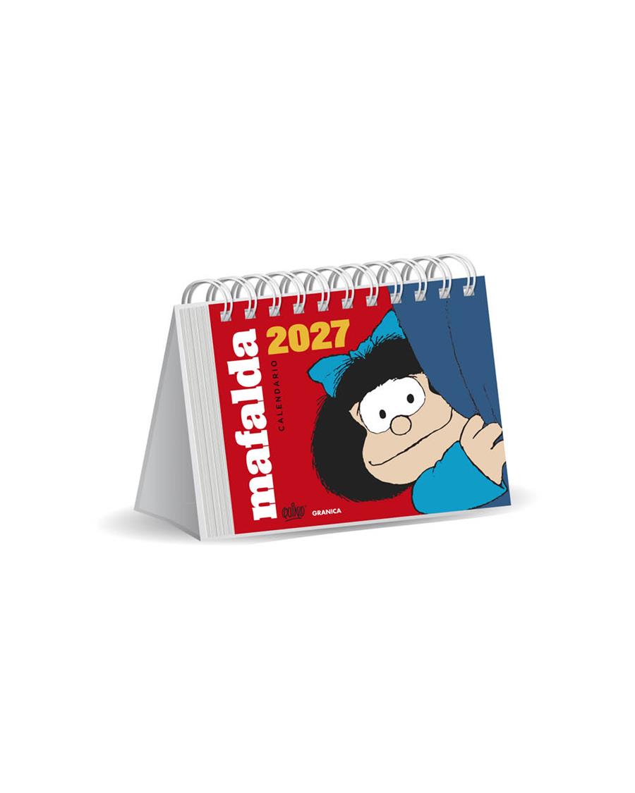 Mafalda 2027 Calendario de escritorio Rojo sin caja | 9786316693891 | Quino