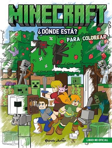 Minecraft. ¿Dónde está? Para colorear | 9788408311379 | AA. VV.