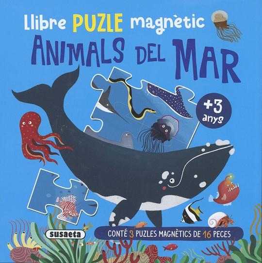 Llibre puzle magnètic Animals del mar | 9788467799217 | Ediciones Susaeta