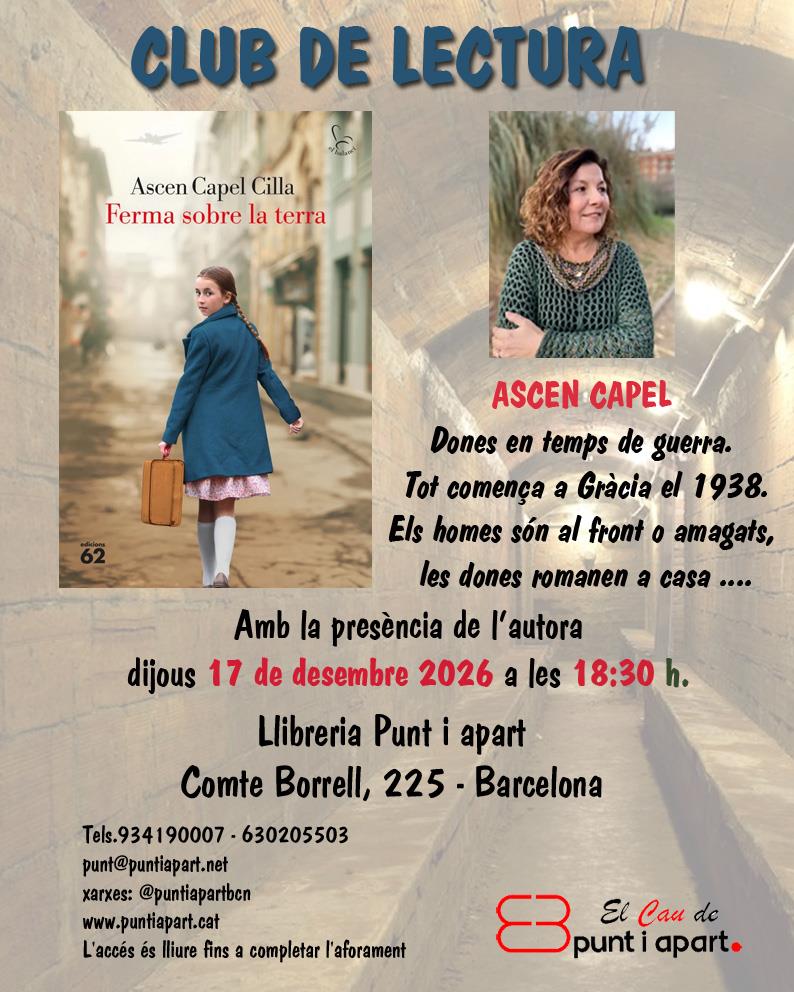 Club de lectura: Ferma sobre la terra - 