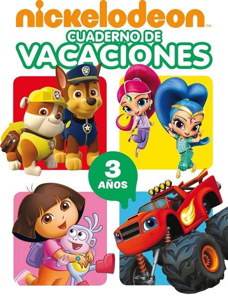 Cuaderno de vacaciones Nickelodeon 3 años | 9788437201467 | Nickelodeon,