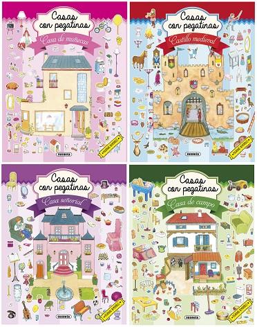 Casas con pegatinas (4 títulos) | 9788467748406 | Socolovsky, Silvina