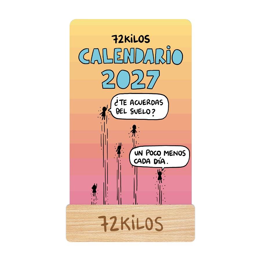 Calendario mesa de tarjetas 2027 - 72 kilos | 9788419434456 | Alonso, Óscar