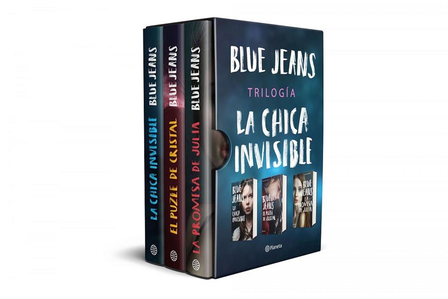 Pack : La chica invisible ; El puzle de cristal ; La promesa de Julia | 9788408234647 | Jeans, Blue