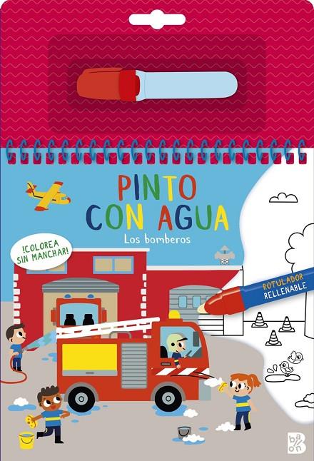 Pinto con agua - Los bomberos | 9789403245430 | Ballon