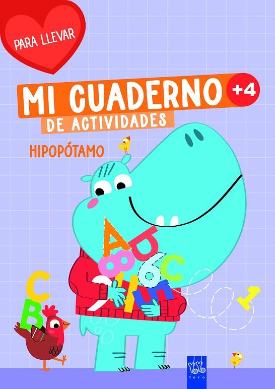 Mi cuaderno de actividades para llevar. Hipopótamo | 9788408311935 | Yoyo