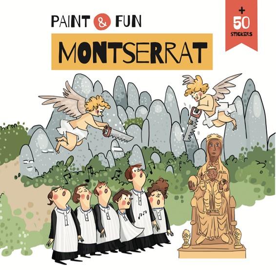 Paint and fun. Montserrat | 9788410478763 | Paint and fun. Barcelona