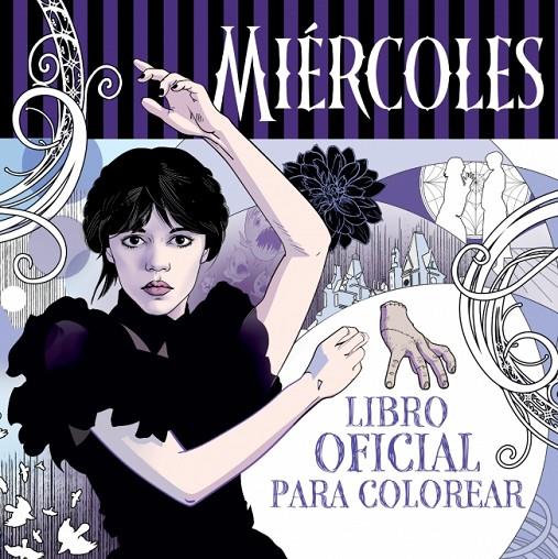Miércoles Addams. Libro oficial para colorear | 9788410396777 | Varios autores