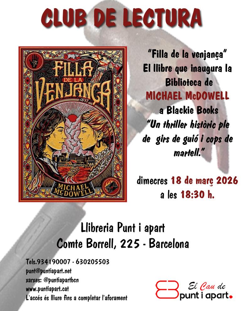 Club de lectura: Filla de la venjança - 
