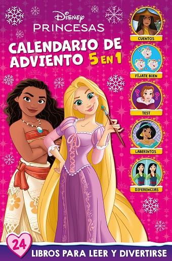 Princesas. Calendario de Adviento 5 en 1 | 9788410029712 | Disney