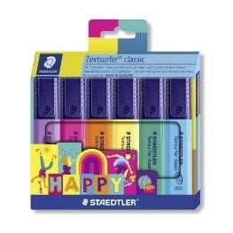 Marcador Textsurfer Happy 6 colors | 4007817087985