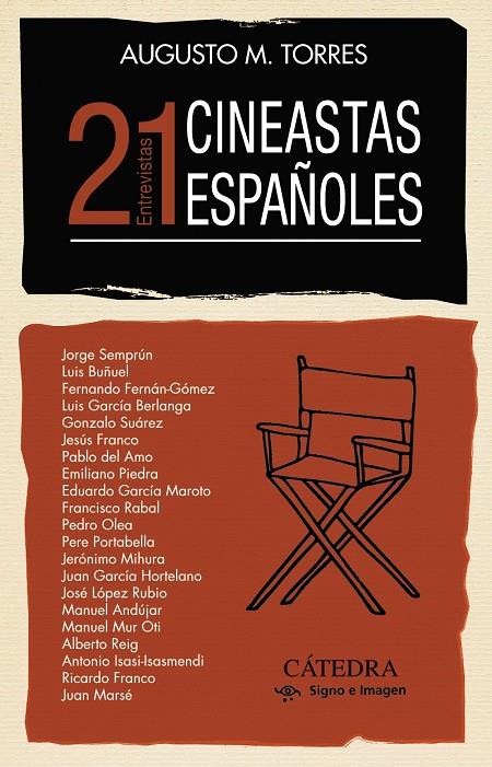 21 cineastas españoles | 9788437644448 | Torres, Augusto M.