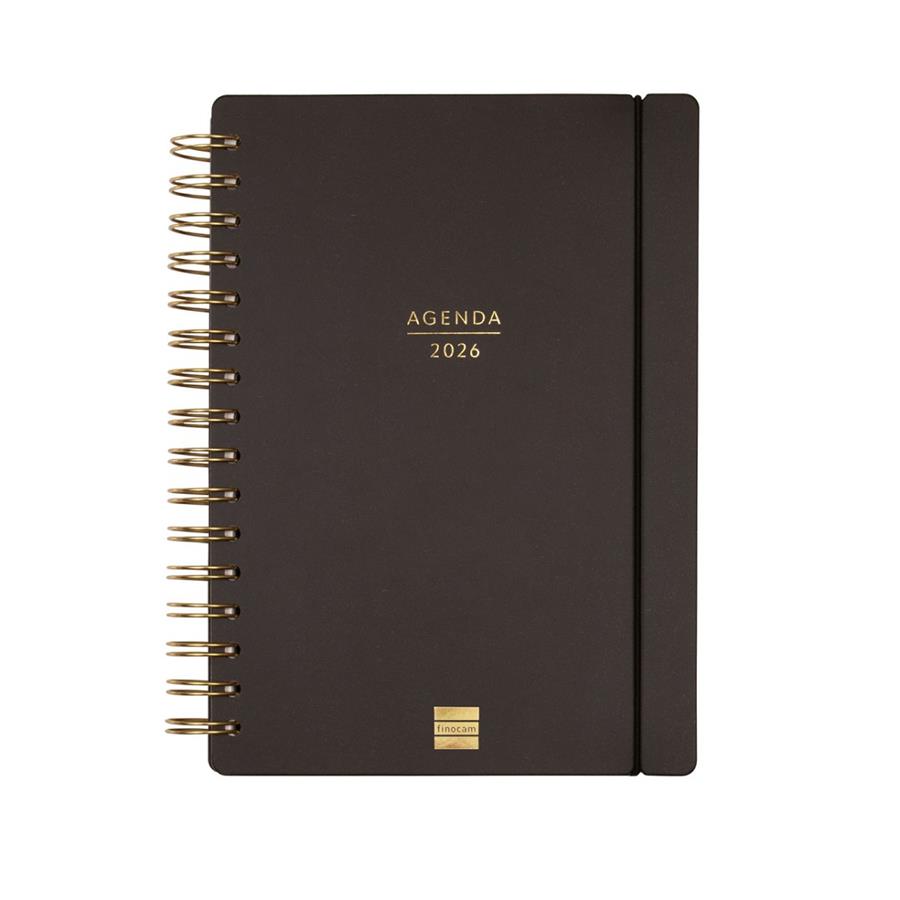 Agenda E10 s/vh Haiku negre 16m 2025-26 | 8422952396833