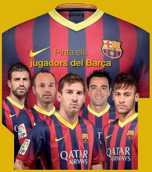 Pinta els jugadors del Barça FCB | 9788490572573 | Mariani, Andrés/Batec, S. L. Producciones