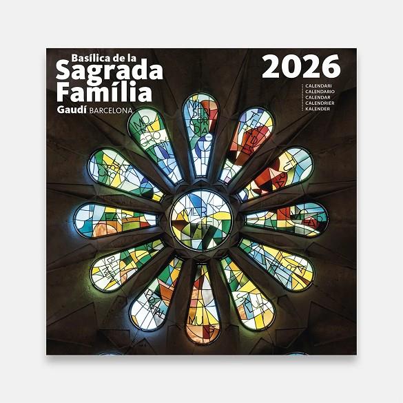 Calendari 2026 Sagrada Família 2 (Vitralls) | 8424455260475
