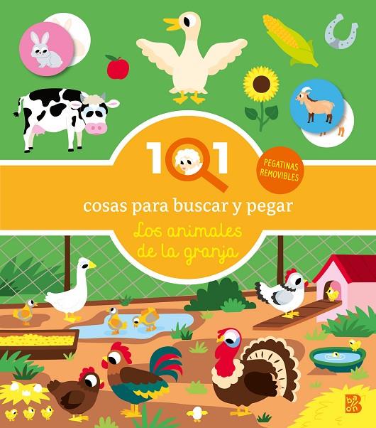 101 Cosas para buscar y pegar- Los animales de la granja | 9789403244723 | Ballon