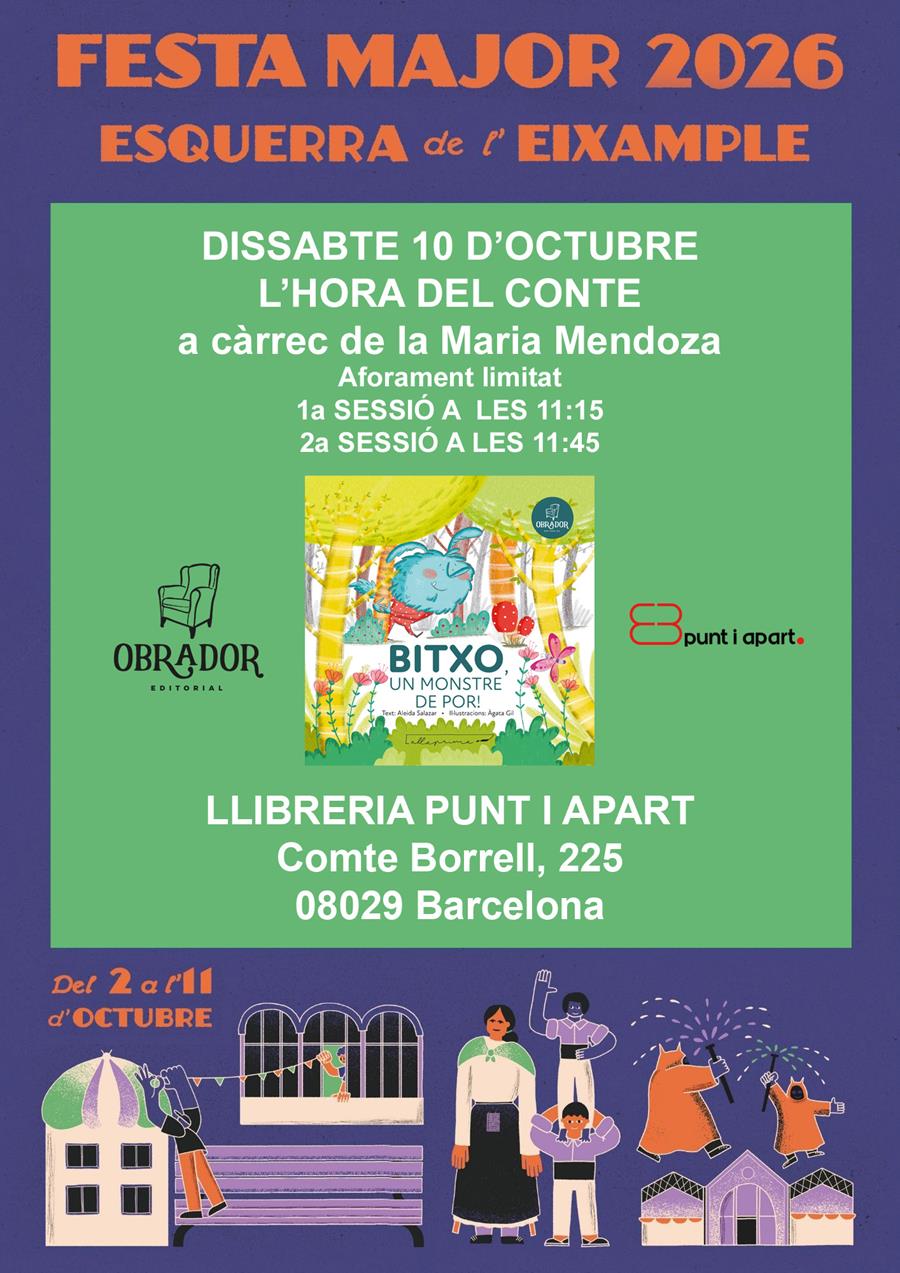L'hora del conte: Bitxo. Un monstre de por - 