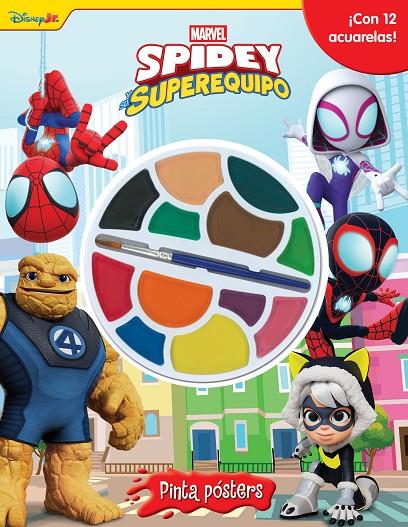 Spidey y su superequipo. Pinta pósters | 9788410362291 | Marvel