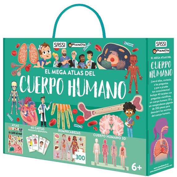 El mega atlas del cuerpo humano | 9788410443501 | N. Fabris, M. Cerato