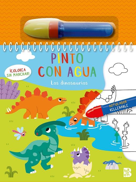 Pinto con agua - Los dinosaurios | 9789403242484 | Ballon
