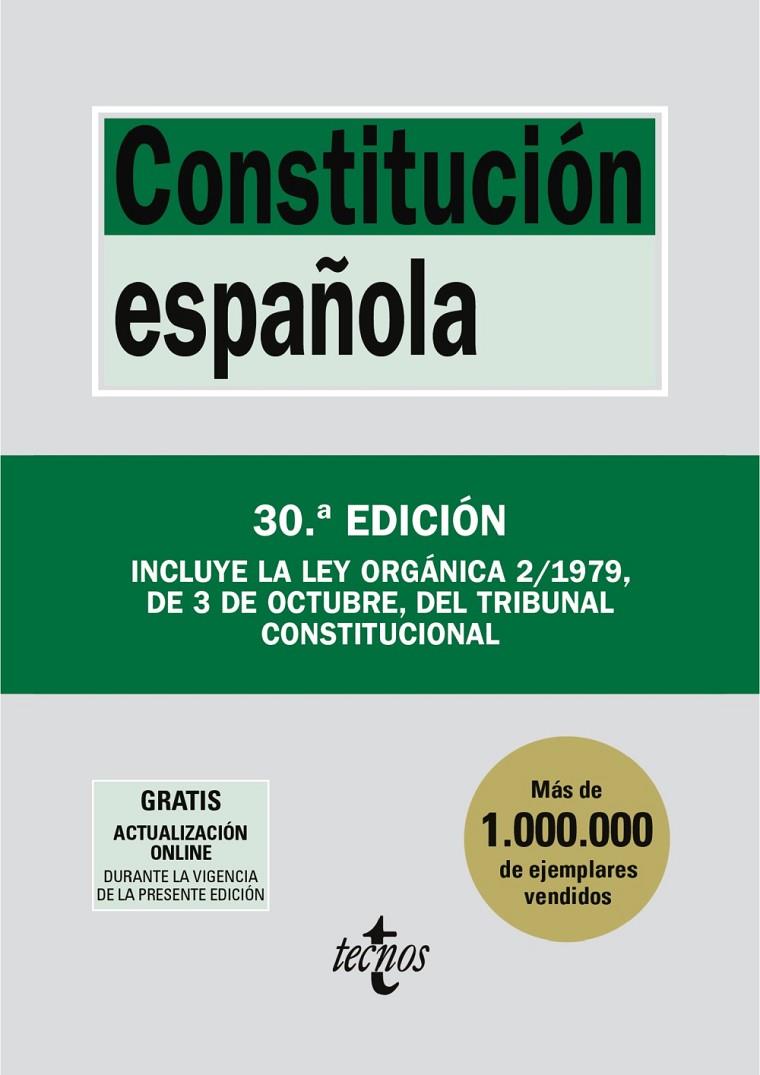 Constitución Española | 9788430994403 | Editorial Tecnos