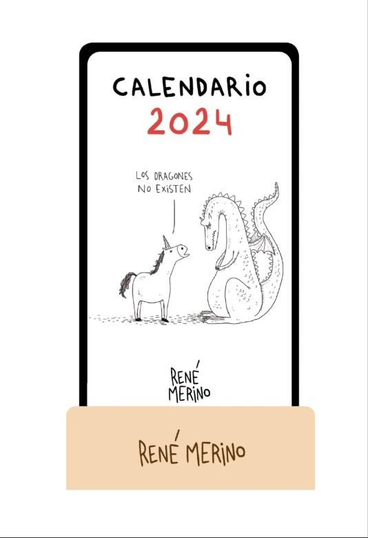 Calendario mesa tarjetas 2024 - René Merino | 8432715155041 | Merino, René