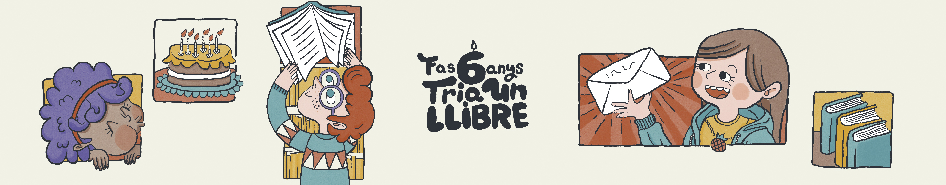 Fas 6 anys. Tria un llibre. Gencat. Fins el 30 de novembre. Llibreria adherida, us esperem!