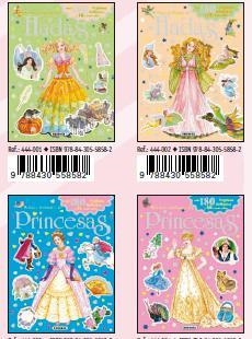 Mi libro brillante de hadas y princesas con pegatinas (4 títulos) | 9788430558582 | Susaeta, Equipo