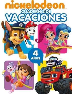 Cuaderno de vacaciones Nikelodeon 4 años | 9788437201474 | Nickelodeon,