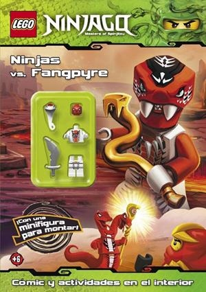 Ninjas vs. Fangpyre + minifigura lego | 9788408013969 | Lego