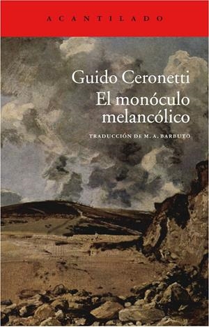 El monóculo melancólico | 9788415689850 | Guido Ceronetti