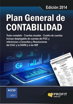 Plan General de Contabilidad 2014 | 9788415330264 | ACCID