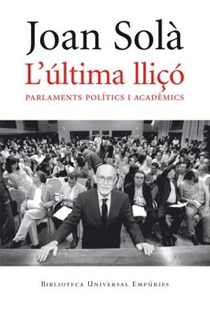 L'última lliçó | 9788497876810 | Joan Solà
