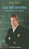 mil errores más comunes del lenguaje | 9788427026698 | Sobera Prado, Carlos