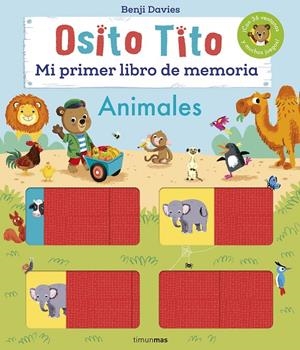 Osito Tito. Mi primer libro de memoria. Animales | 9788408249702 | Davies, Benji
