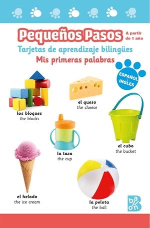 Pequeños pasos - Tarjetas de aprendizaje bilingües - Mis primeras palabras | 9789403230580 | BALLON