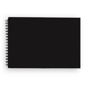 Album scrap 31x21cm 24 fulls 240g negre | 8422829574395